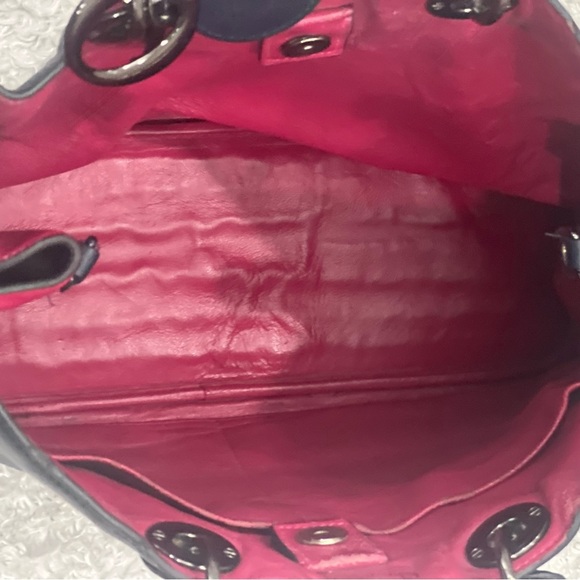 Dior Blue Leather Extra Large Diorissimo Shopper Tote - Picture 8 of 16